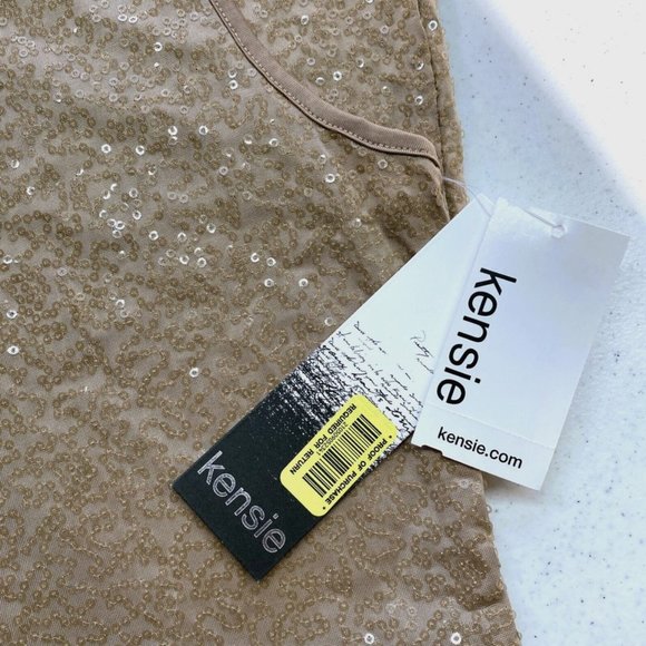 Kensie Sequin Sleeveless Jersey Tank Dress SZ Small NWT - Picture 6 of 11